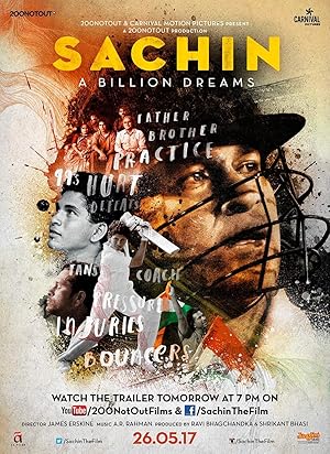 Sachin - A Billion Dreams poster